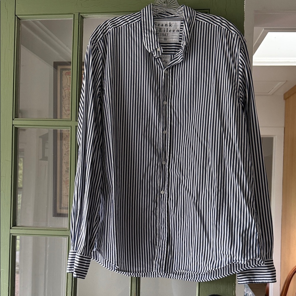Frank & Eileen Men's Classic Striped Button-Down Shirt